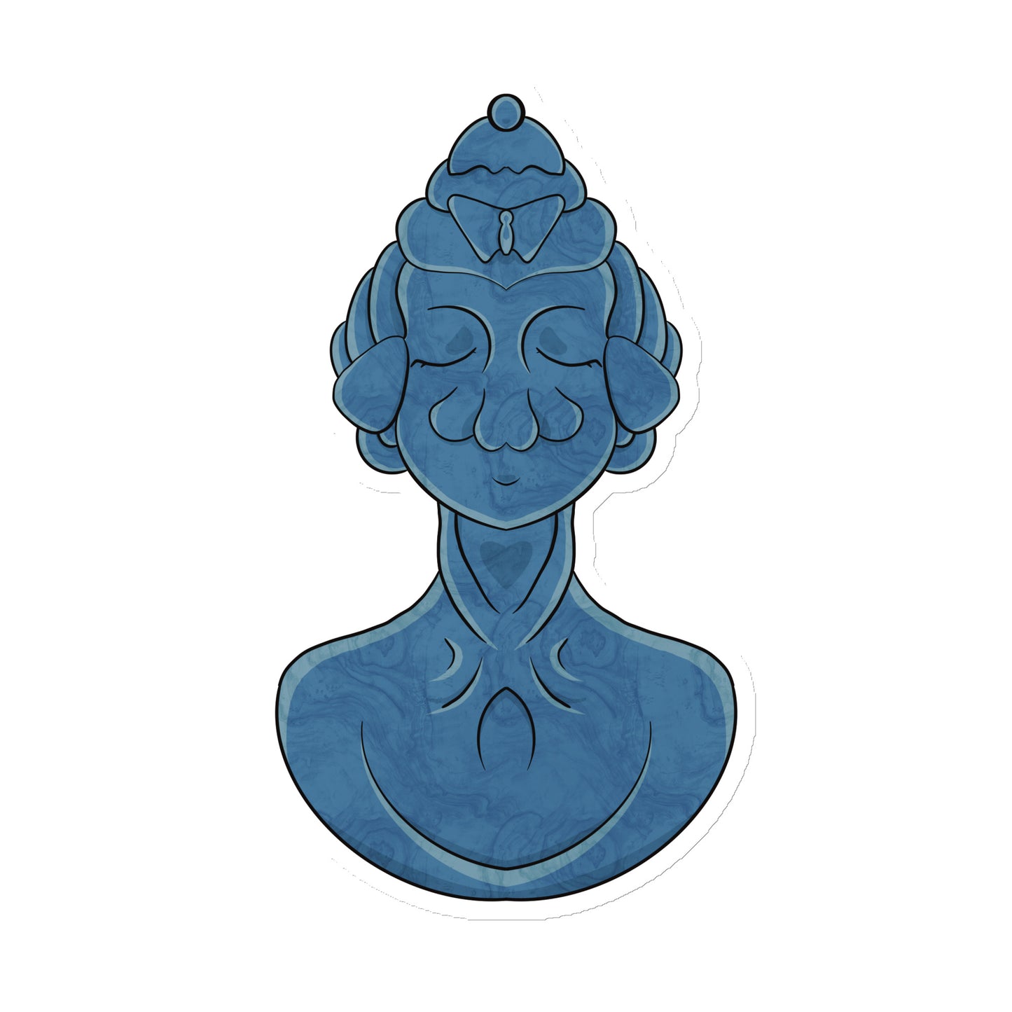 Blue Bust Magnet