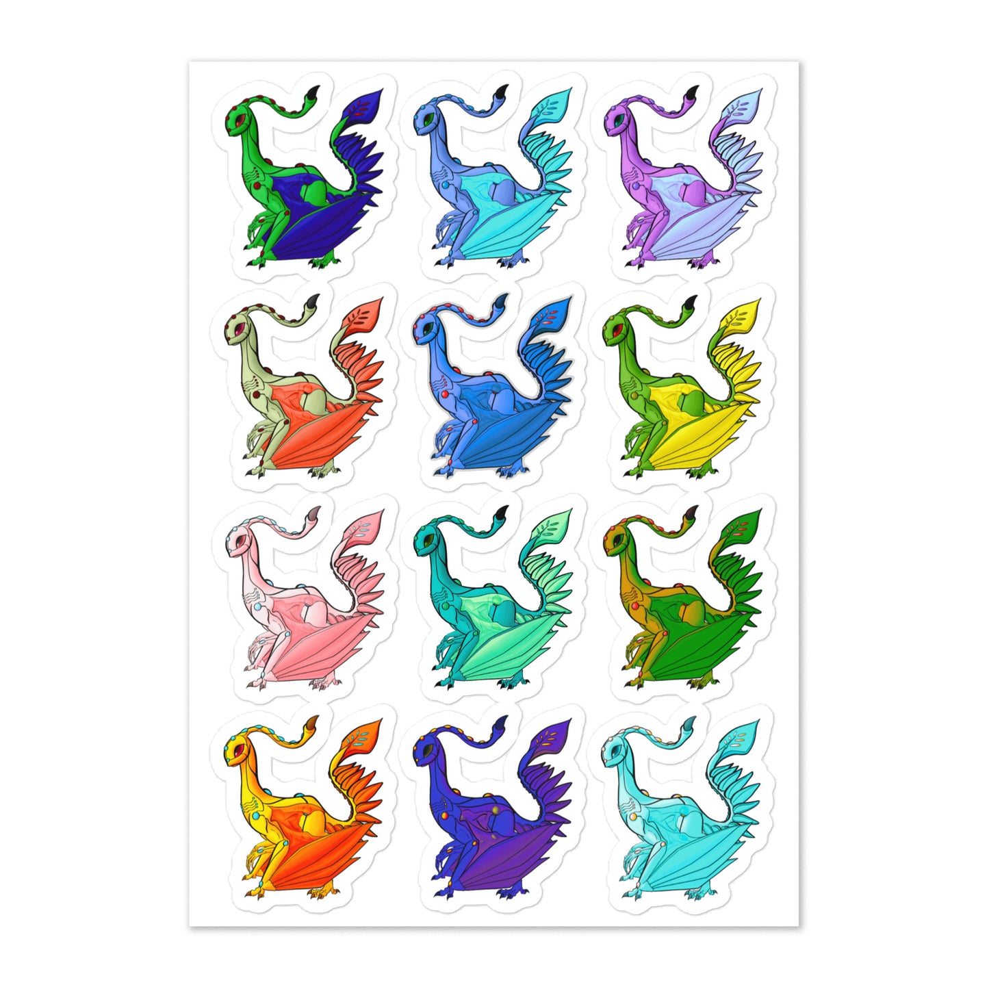 Dragonets Sticker sheet