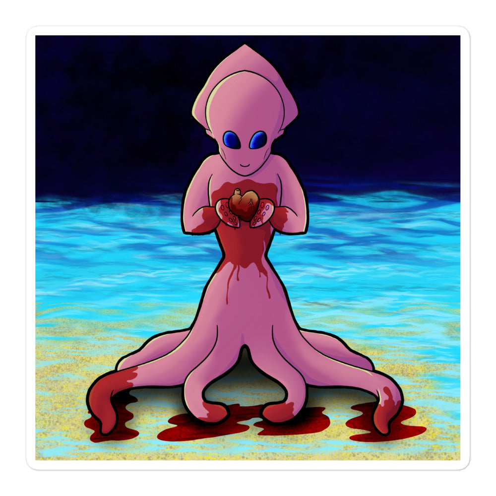 You Asked For My Heart Bubble-free stickers