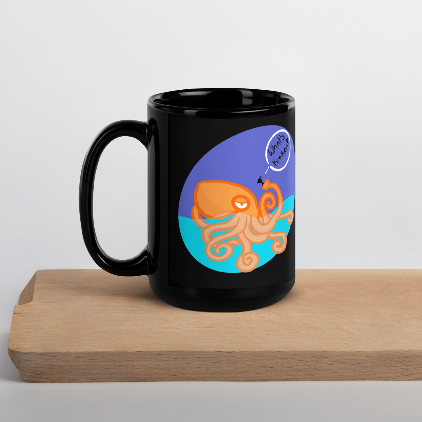 What's Kraken? Black Glossy Mug