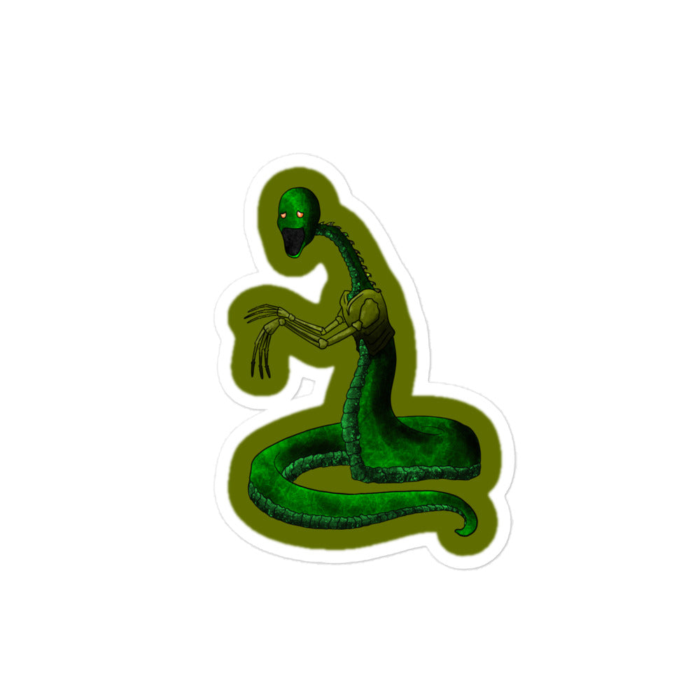 Creepy Snek sticker