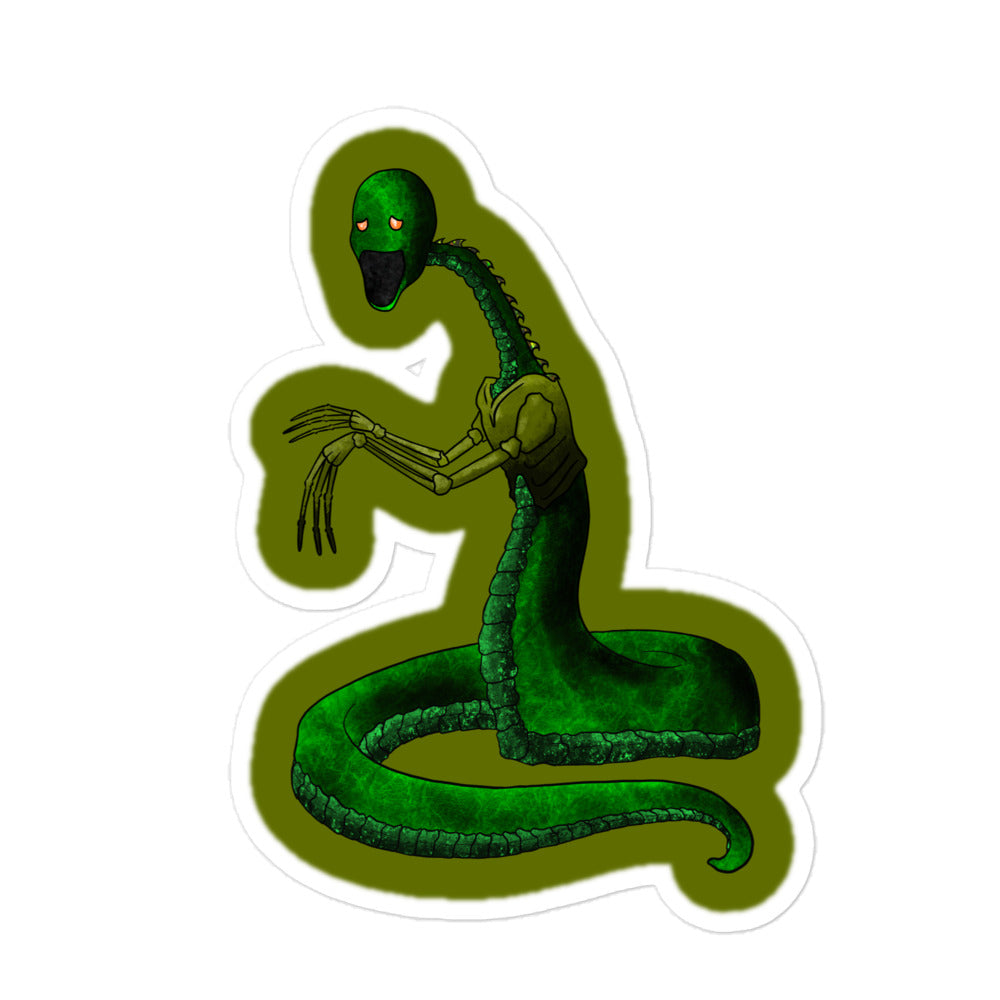 Creepy Snek sticker