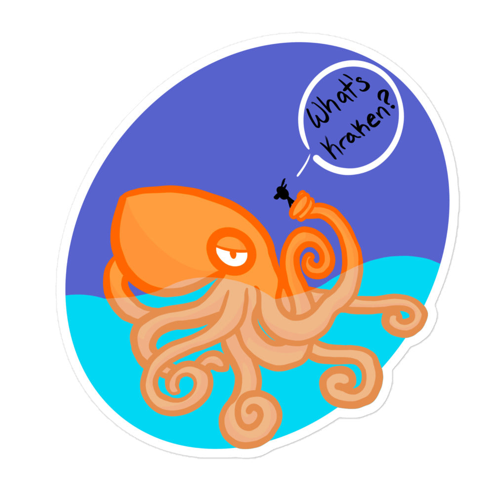 What's Kraken? sticker