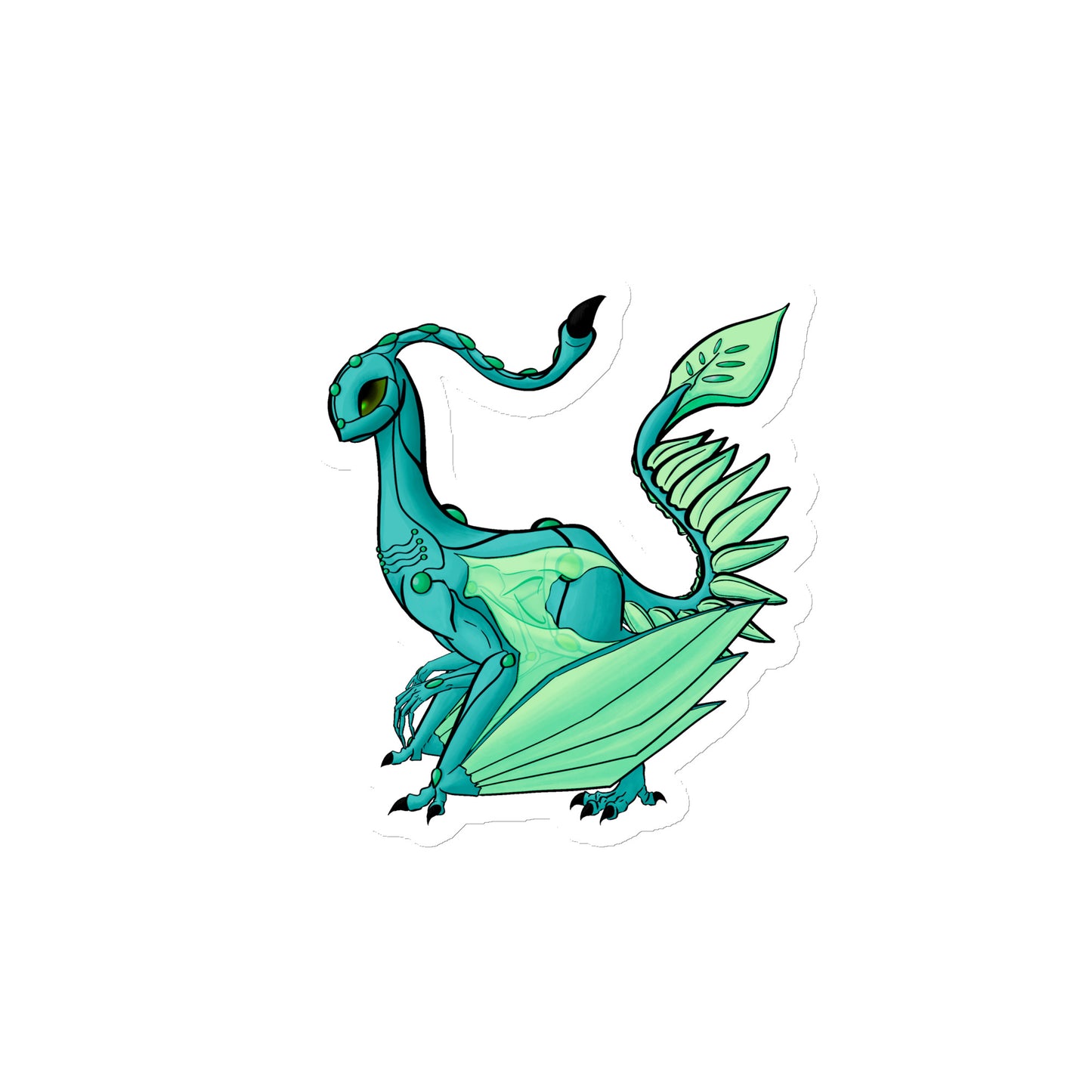 Dragonets (Seafoam) Magnet