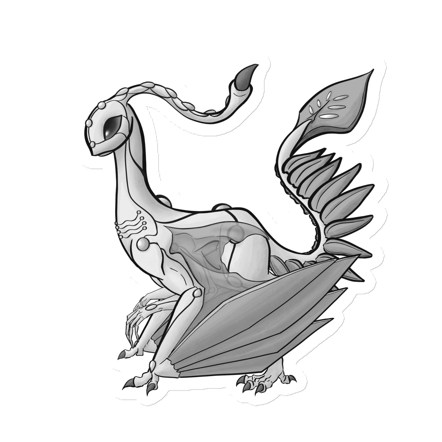 Dragonets (Grayscale) Magnet