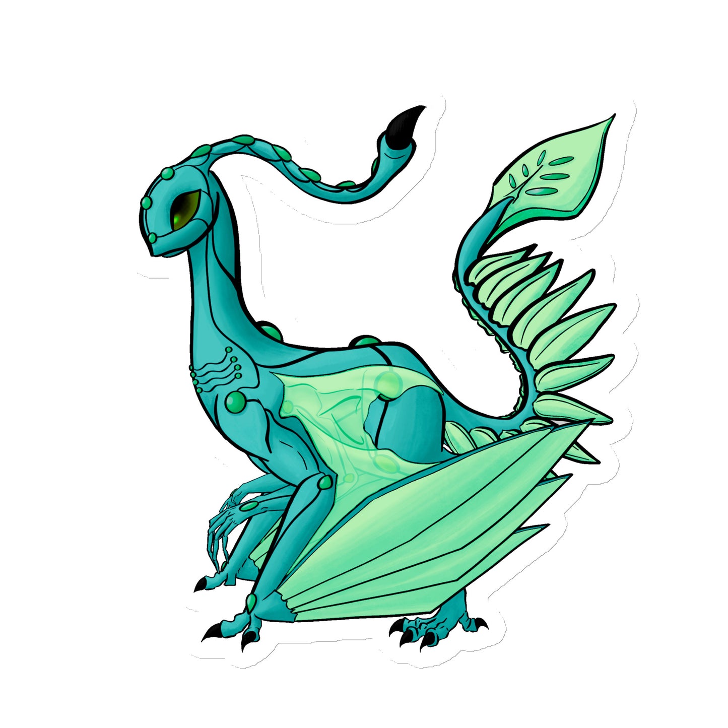 Dragonets (Seafoam) Magnet