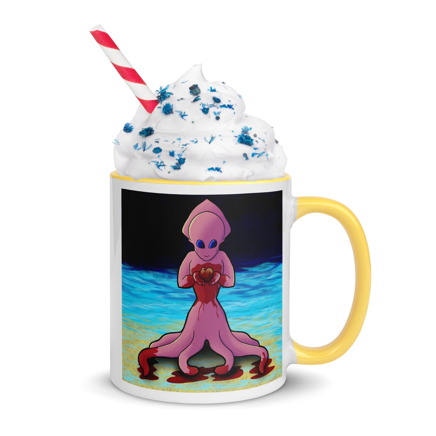 You Asked for My Heart Mug with Color Inside