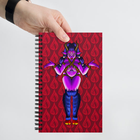 Succubus Spiral notebook