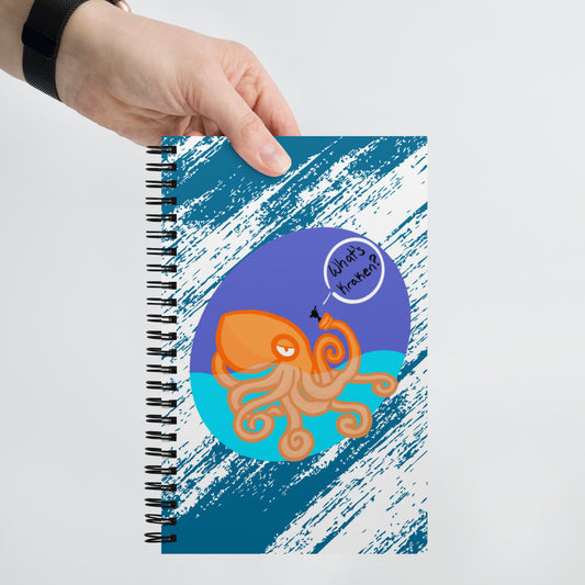 What's Kraken? Spiral notebook