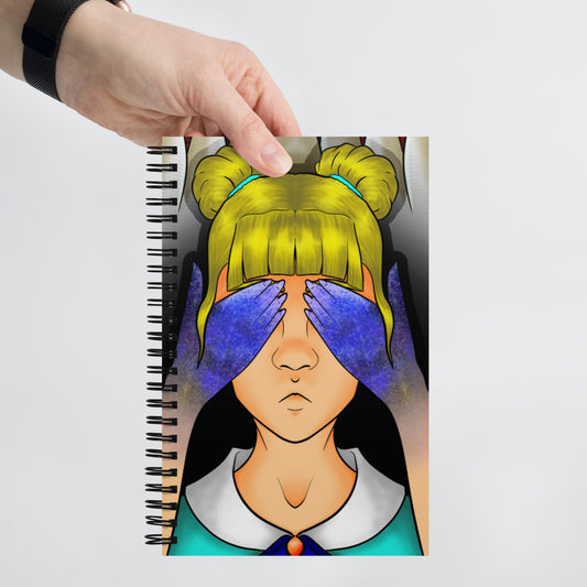 Hide from the World Spiral notebook