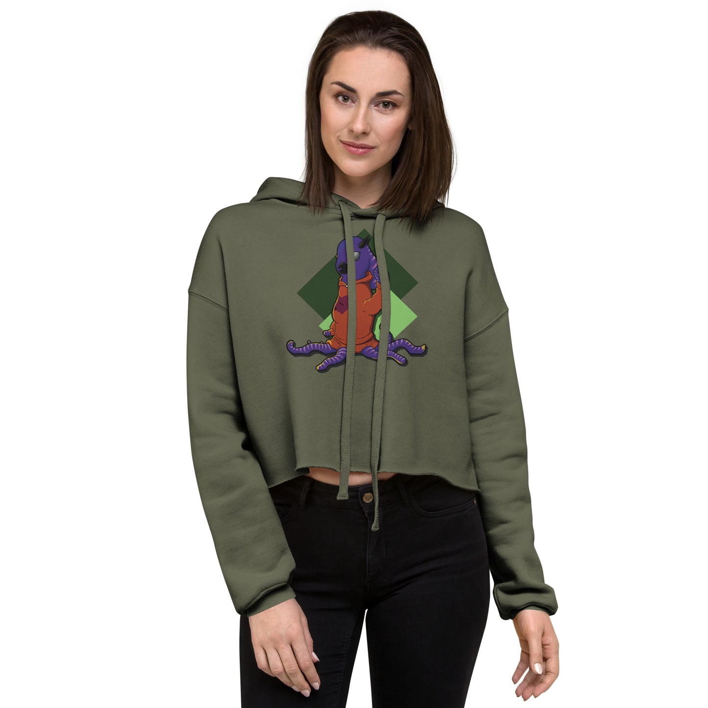 MythMon Crop Hoodie